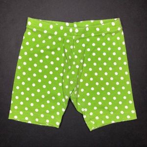 Gymboree bike shorts 4 green